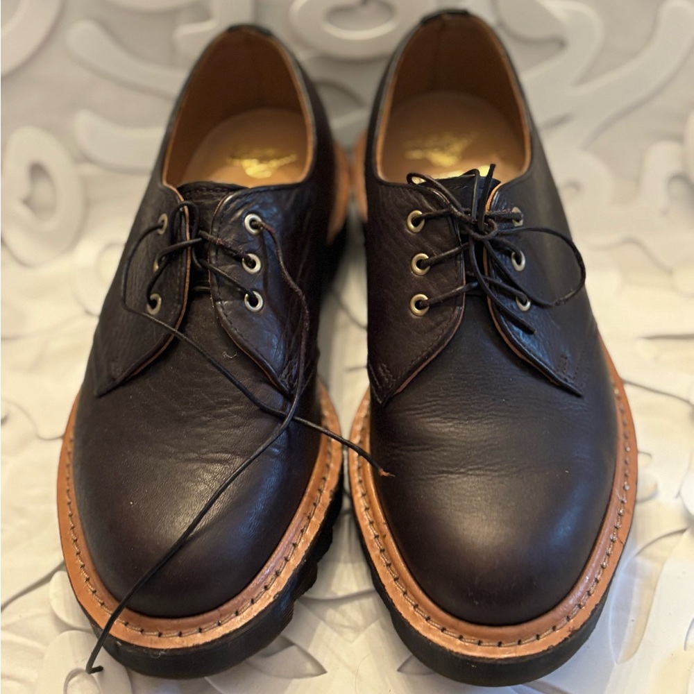 Dr. Martens Brown Tan Oxfords with Goodyear Welt